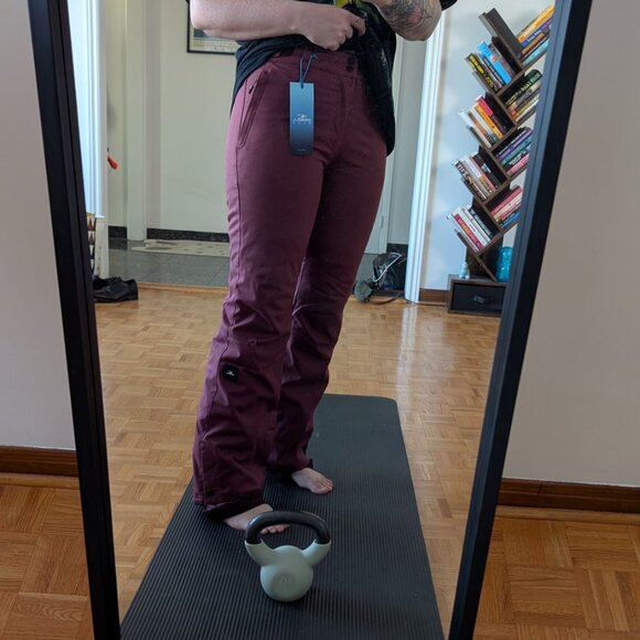 O'Neill Star Melange Snow Pants – Medium, Windsor Wine - Picture 5 of 10